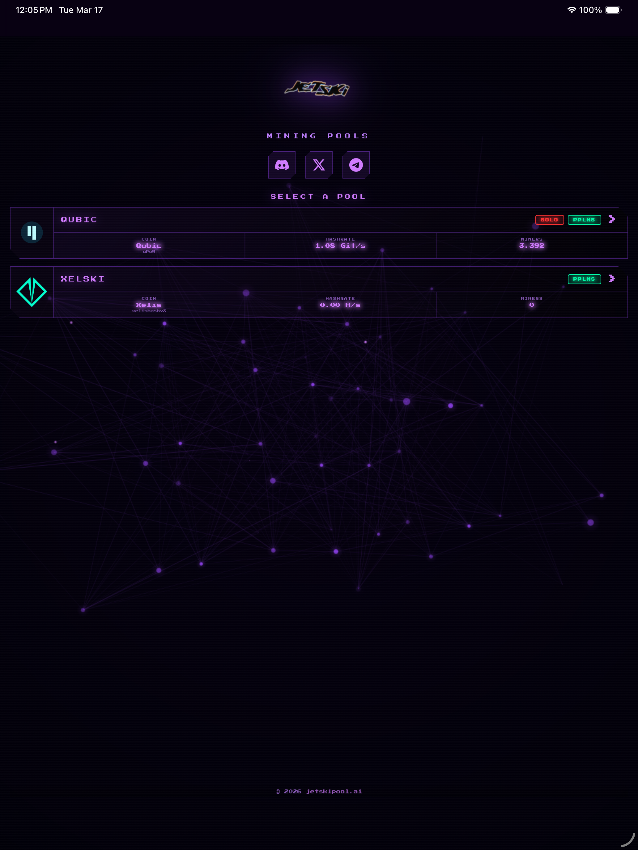 JETSKI POOL - Mining Pool