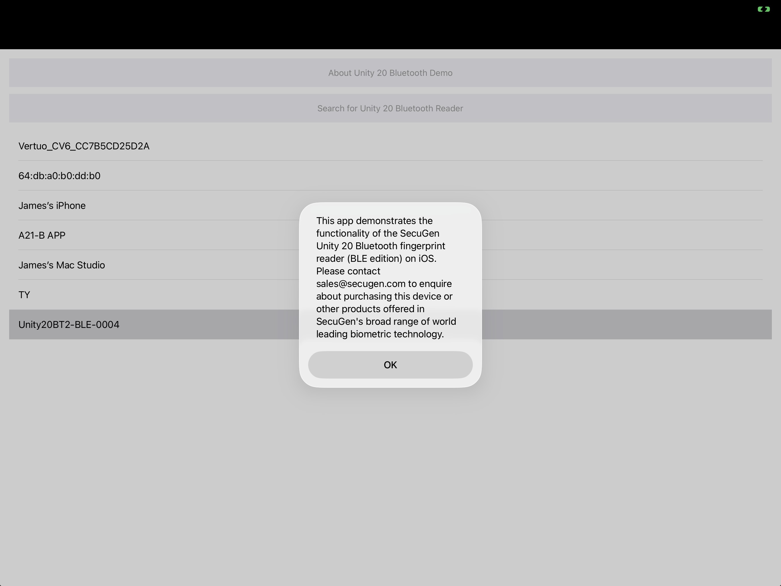 Unity 20 Bluetooth BLE Utility