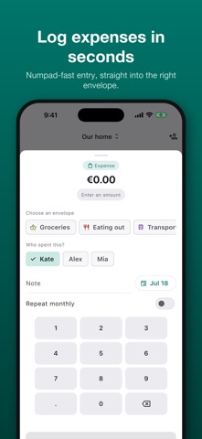 Bill Tracker: Budget Planner iPhone screenshot