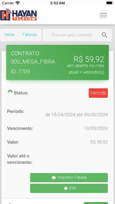 Hayan Telecom Screenshot