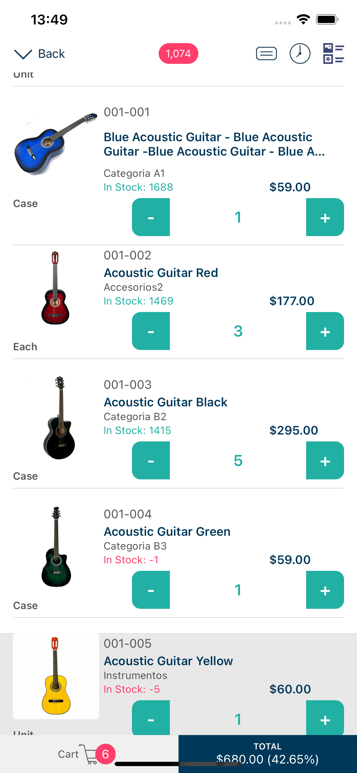 Listaso Van Sales