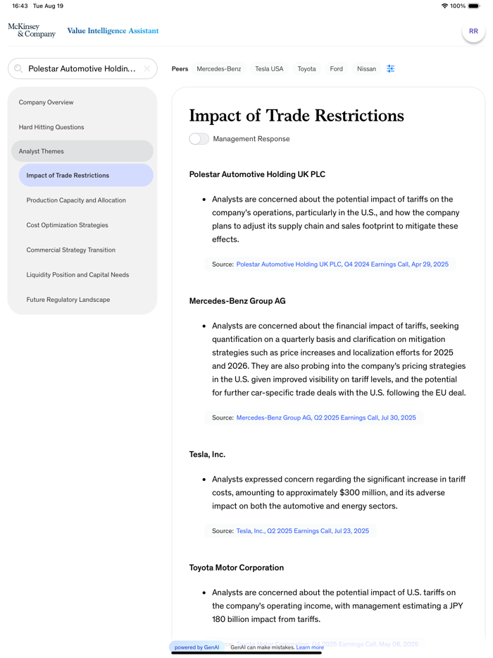 McKinsey Value Intelligence