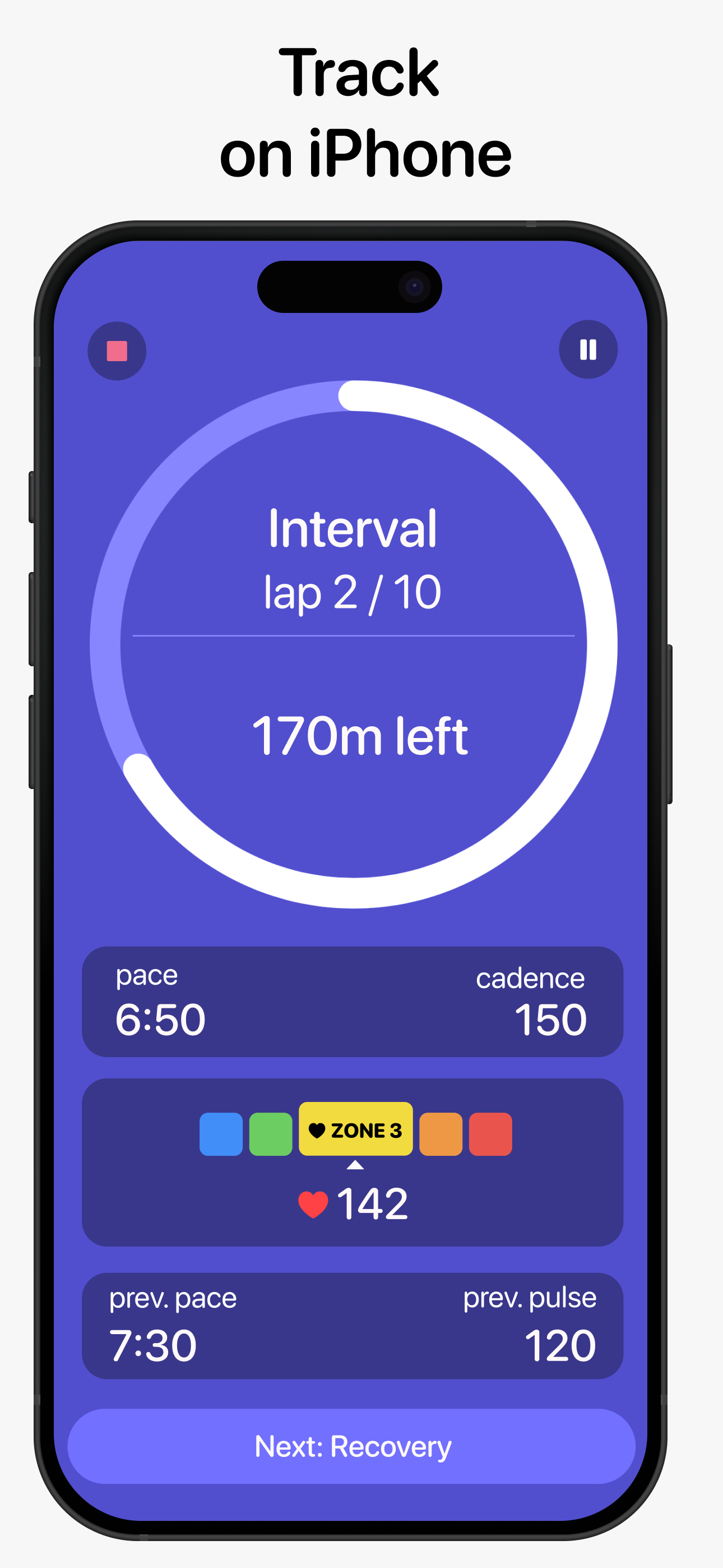 HIIT Timer: Running Intervals