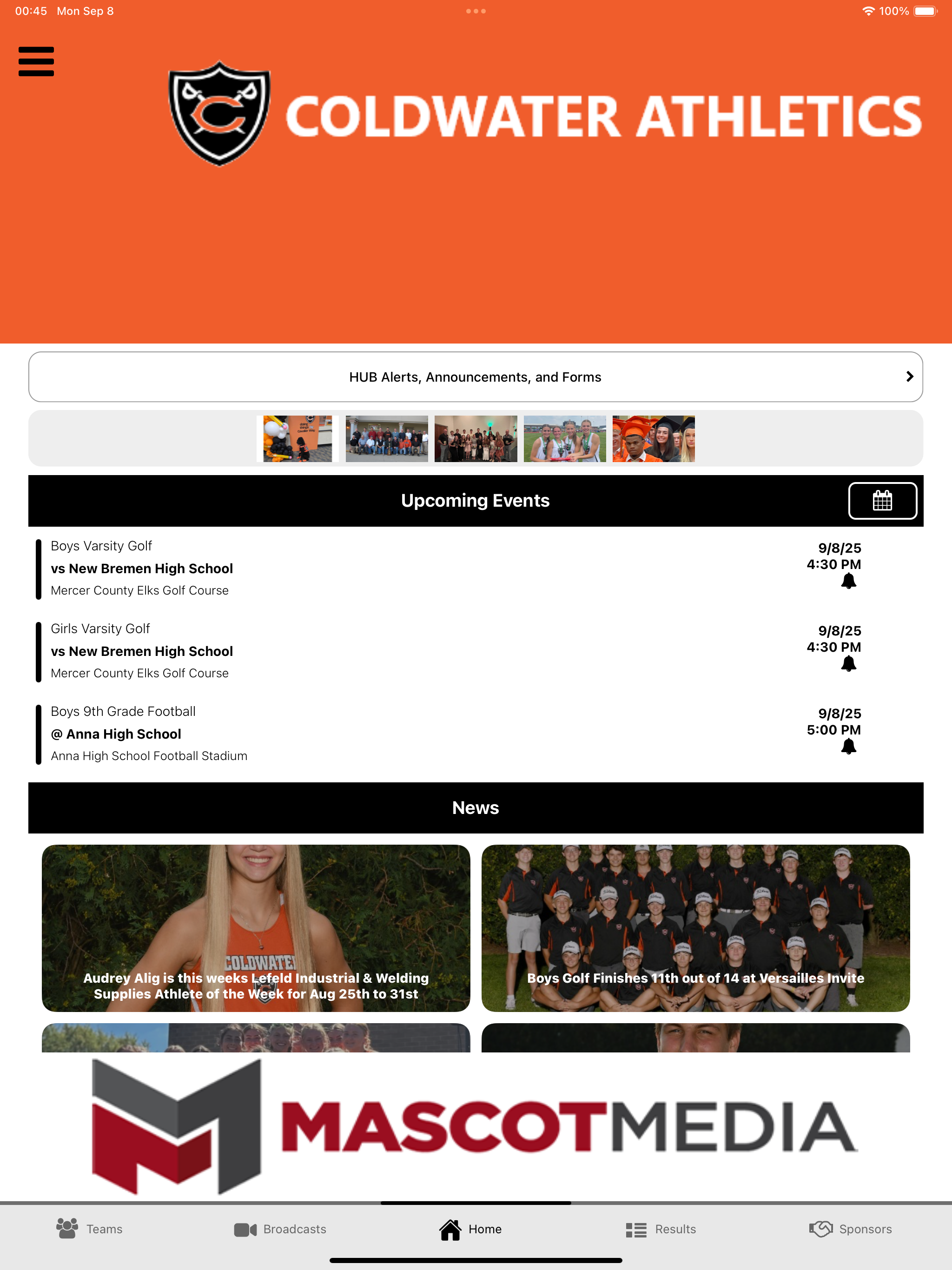 Coldwater Cavaliers Athletics