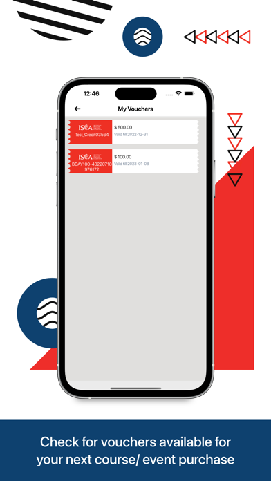 ISCA Mobile App Screenshot