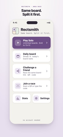 Rectsmith: Area Race screenshot 2