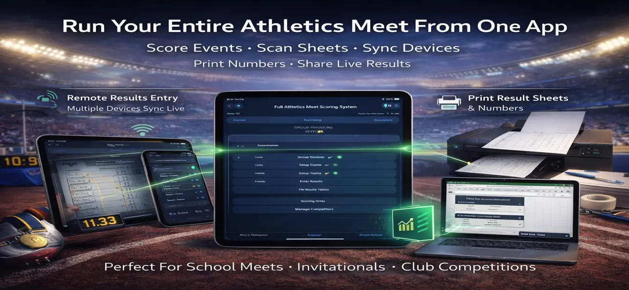 Screenshot #1 pour Athletics Results Manager