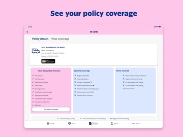 Farmers Insurance Mobile iPad screenshot