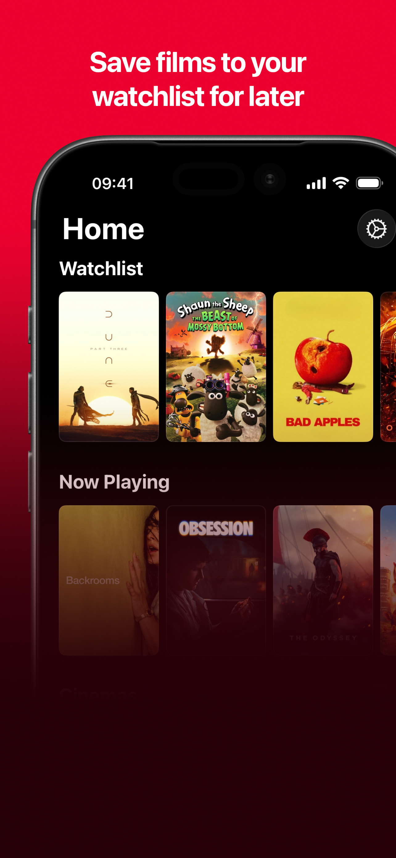 Cinnamon: Film Showtimes screenshot 3