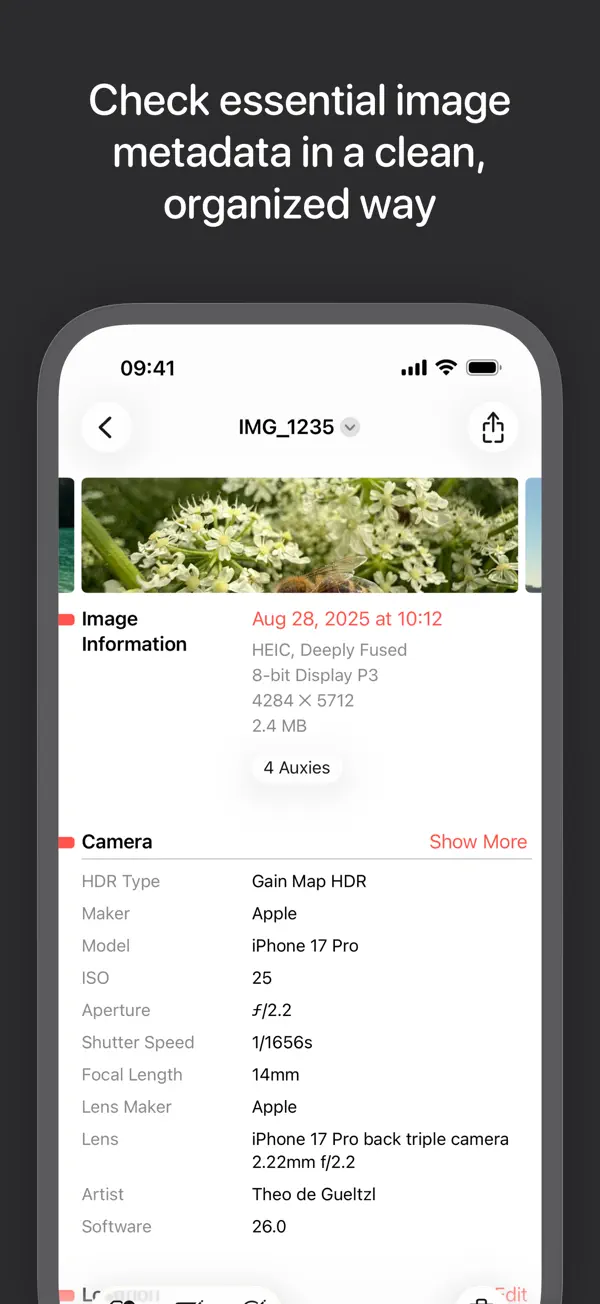 Metapho iPhone App Screenshot 1 – Foto & Video