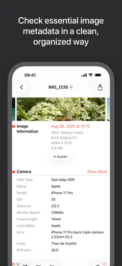 Captura de pantalla de Metapho en iPhone 1