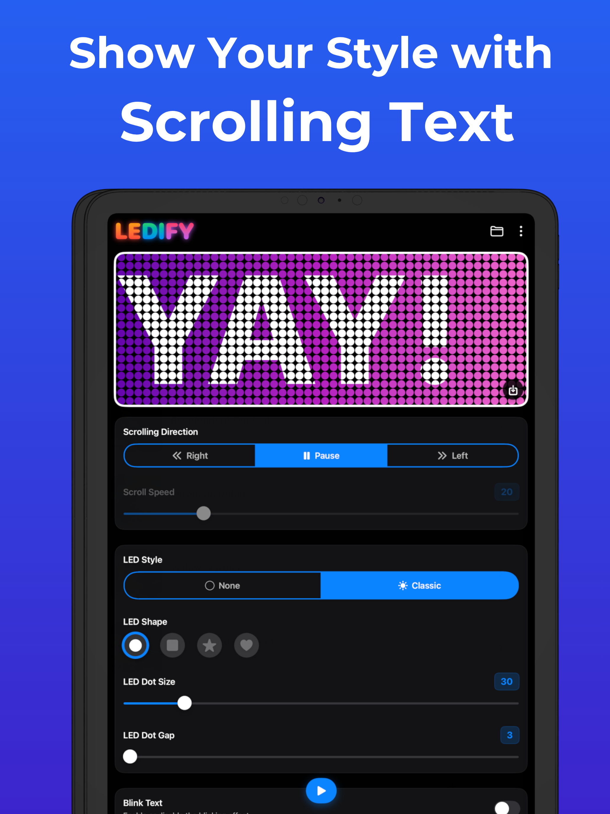 LED Scroller: Ledify