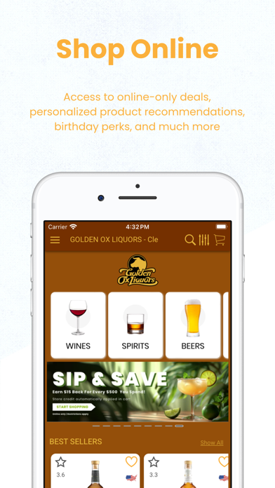 GOLDEN OX LIQUORS Screenshot