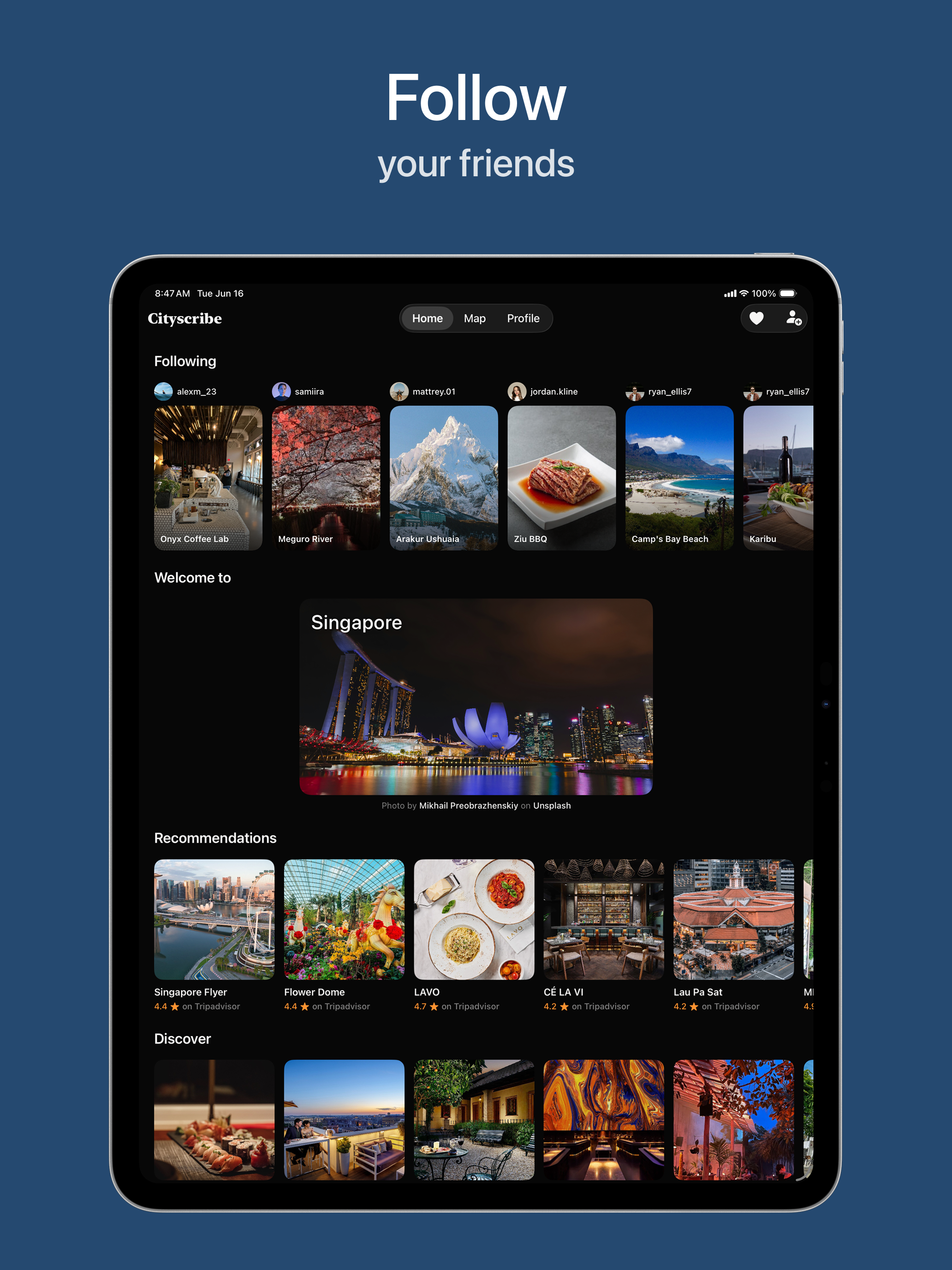 Cityscribe: Save Your Places