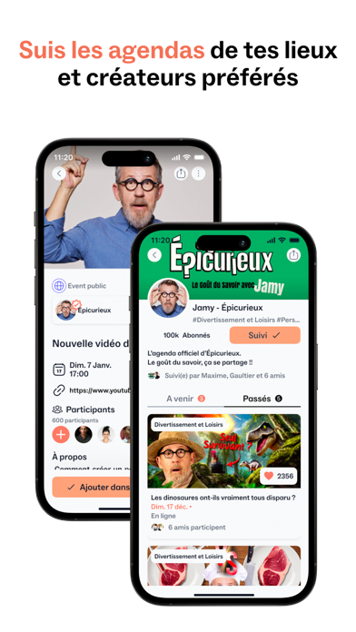 Meeps: social calendar iPhone screenshot 4 - Social Networking app