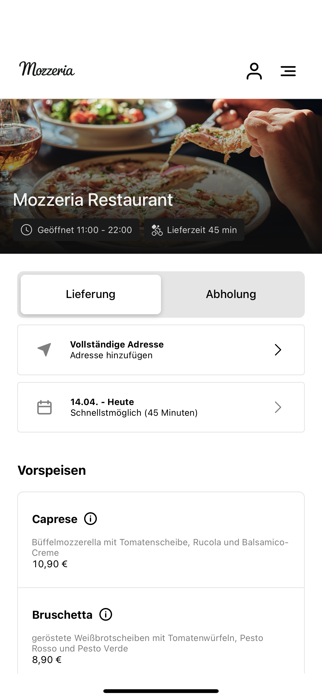 Mozzeria Restaurant screenshot 3