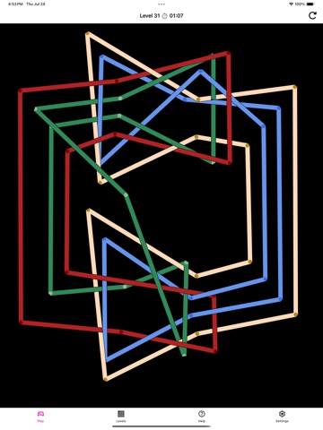 Unknot: Trivialize the Loop iPad screenshot
