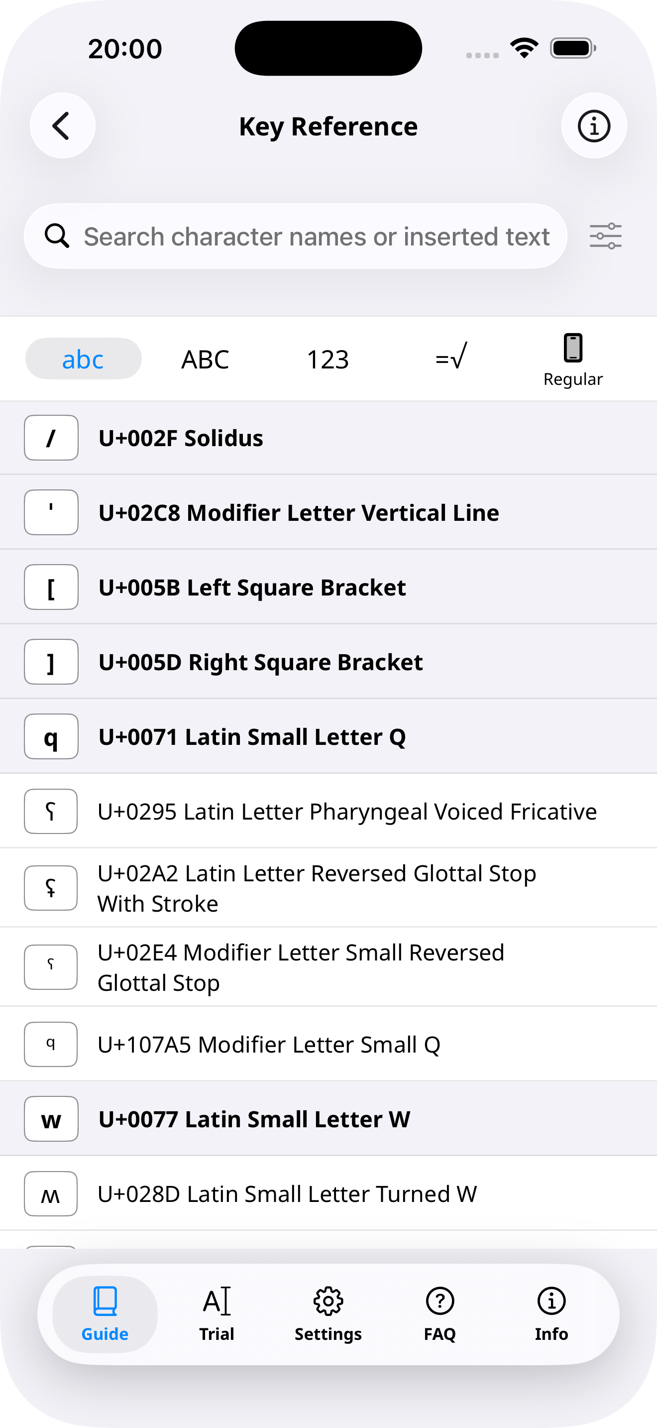 Alpha Translit Keyboard screenshot 6