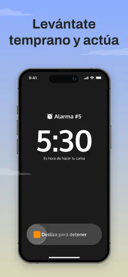 Captura de pantalla de WonUp: Despertador Y Misiones en iPhone 4