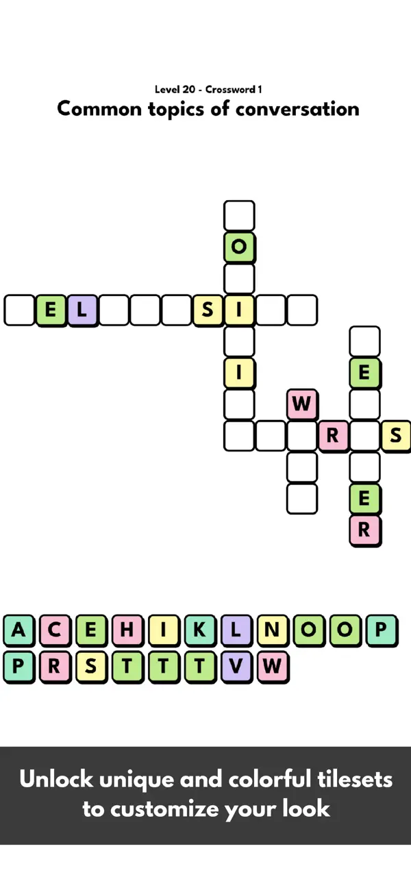#2. Cozy Crosswords (iOS) Με: Mulberry Tree Games, LLC