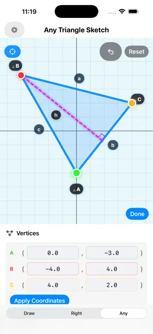 Triangle Sketch screenshot 3