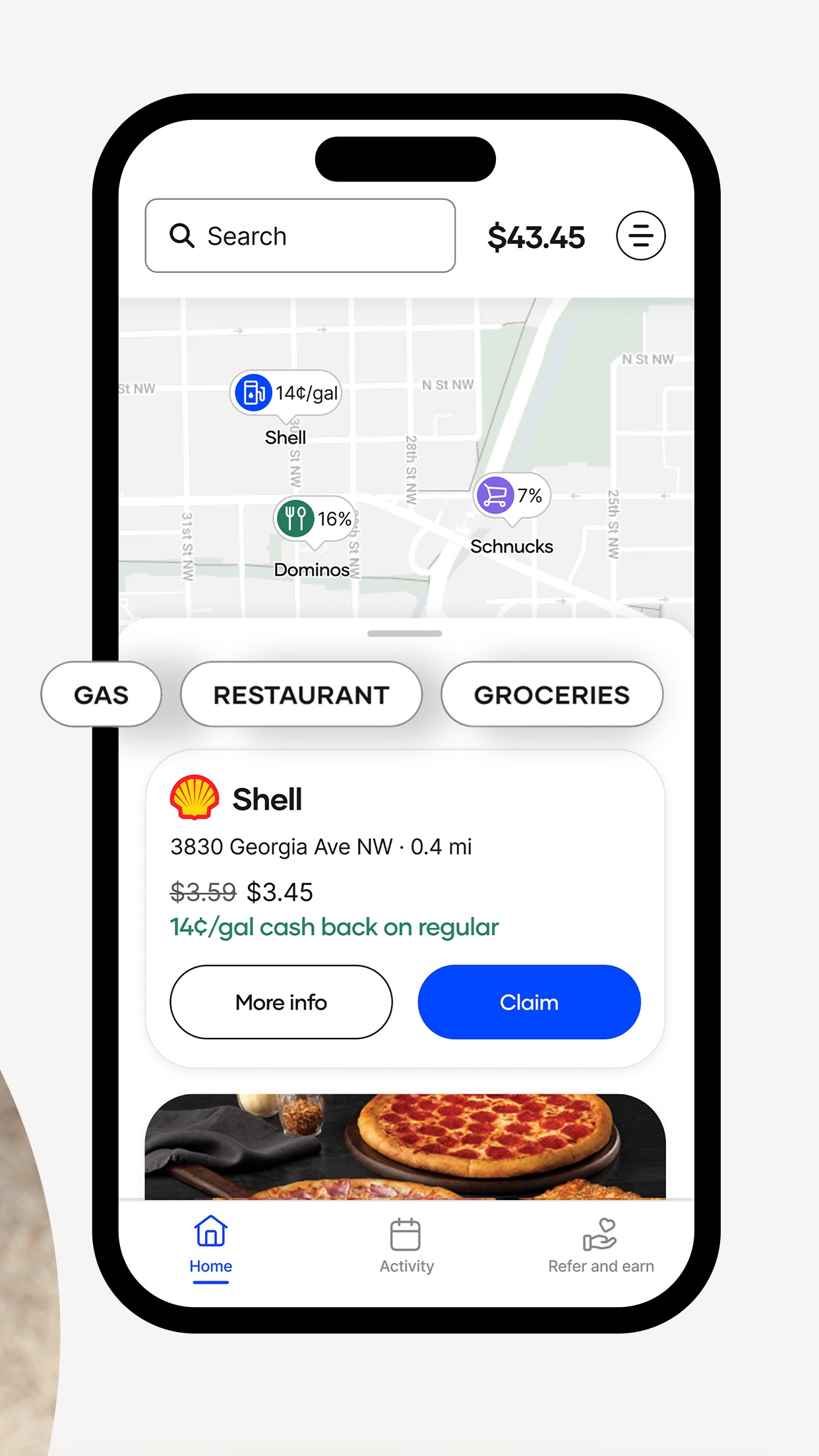 Upside: Earn Cash Back on Fuel screenshot 2