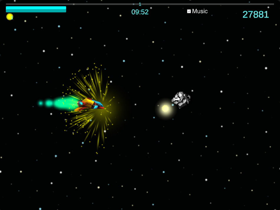 #1. Not Another Asteroids (iOS) 作者: Eric Hamilton
