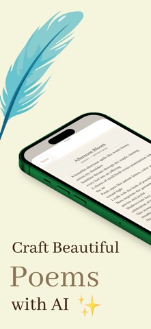 SoulPoetry: AI Poem Generator iPhone screenshot