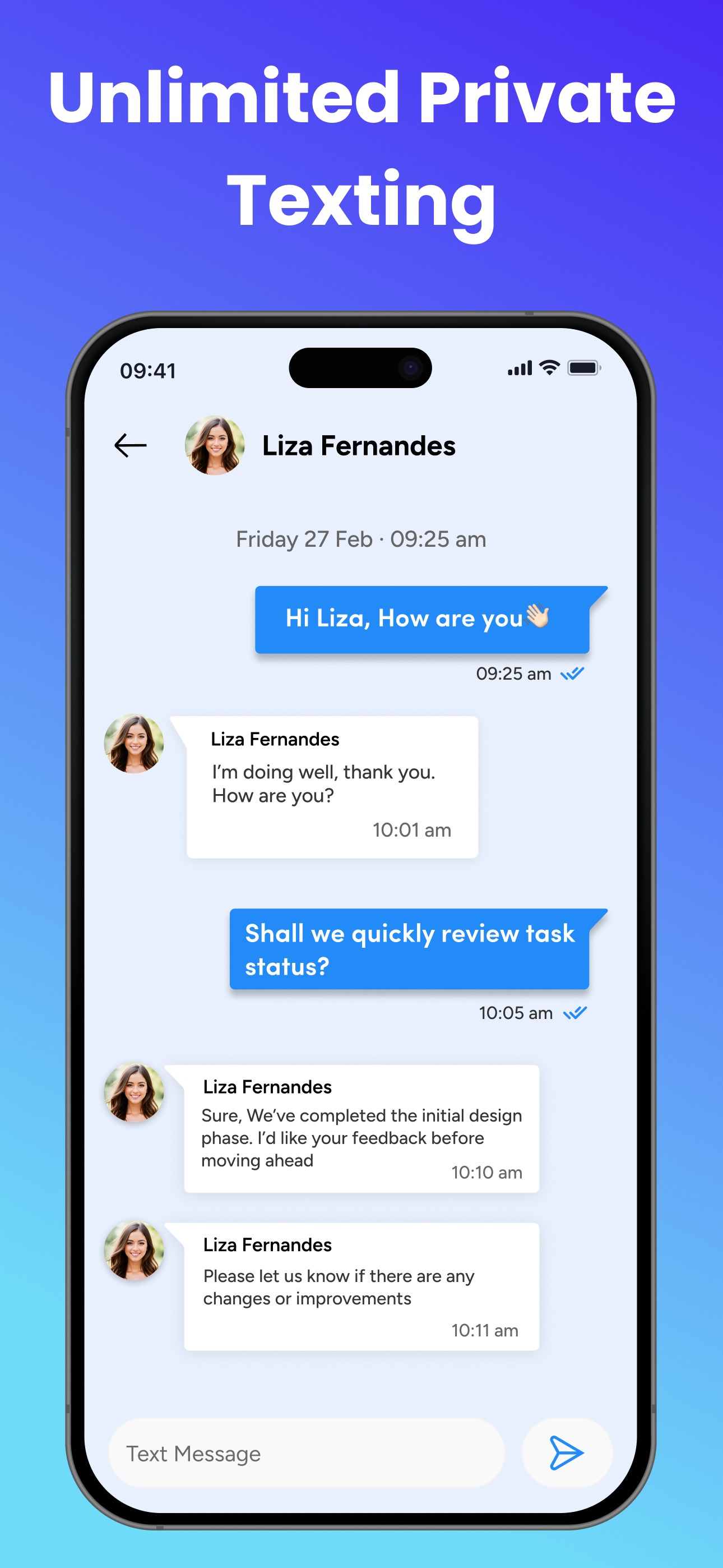 Textup ・ 2nd Number ・ Text App screenshot 5