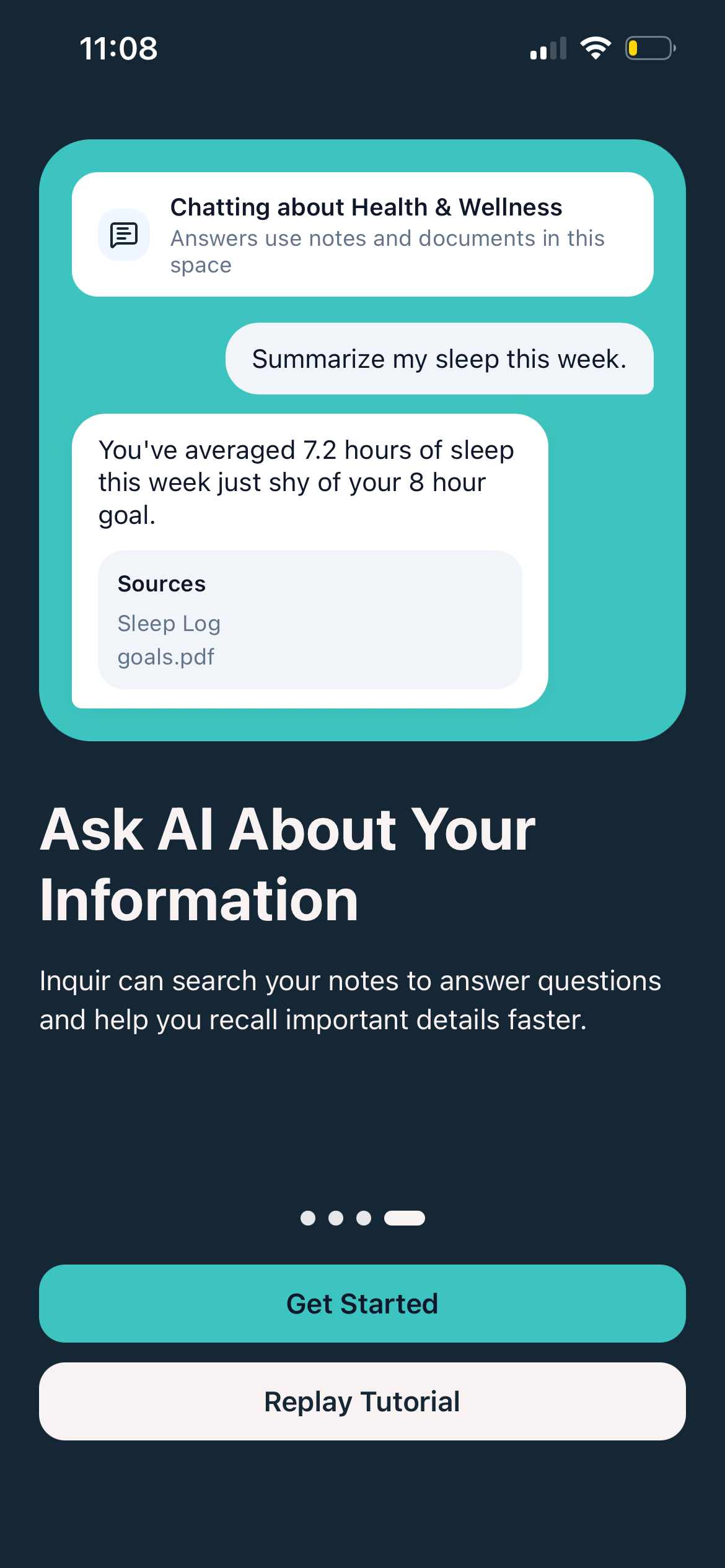 Inquir: AI Notes and Documents screenshot 3