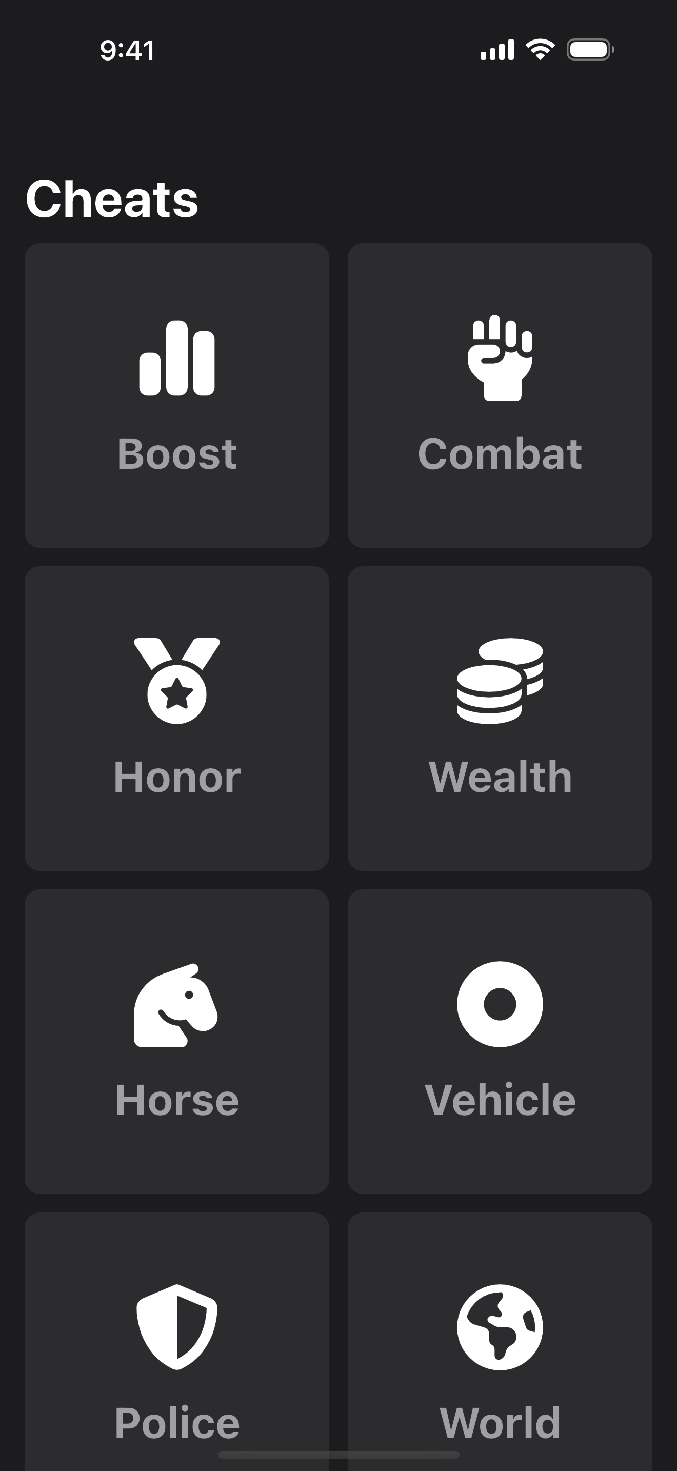 All Cheats for RDR 2