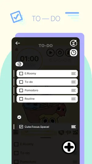 E:Roomy -Pomodoro,Todo,Routine screenshot 4