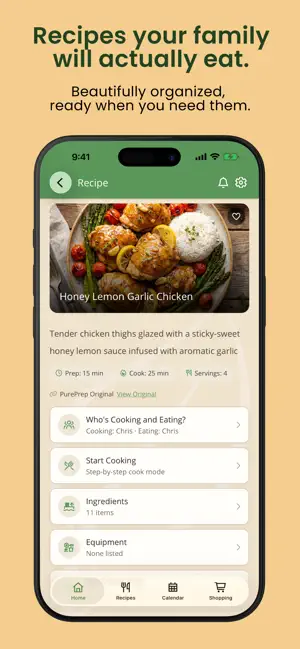 PurePrep: Family Meal Planning screenshot 4