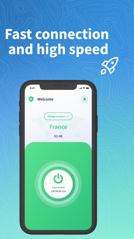 #3. VPN: turbo fast, secure, unlim (iOS) 게시자: Ilya Morozov