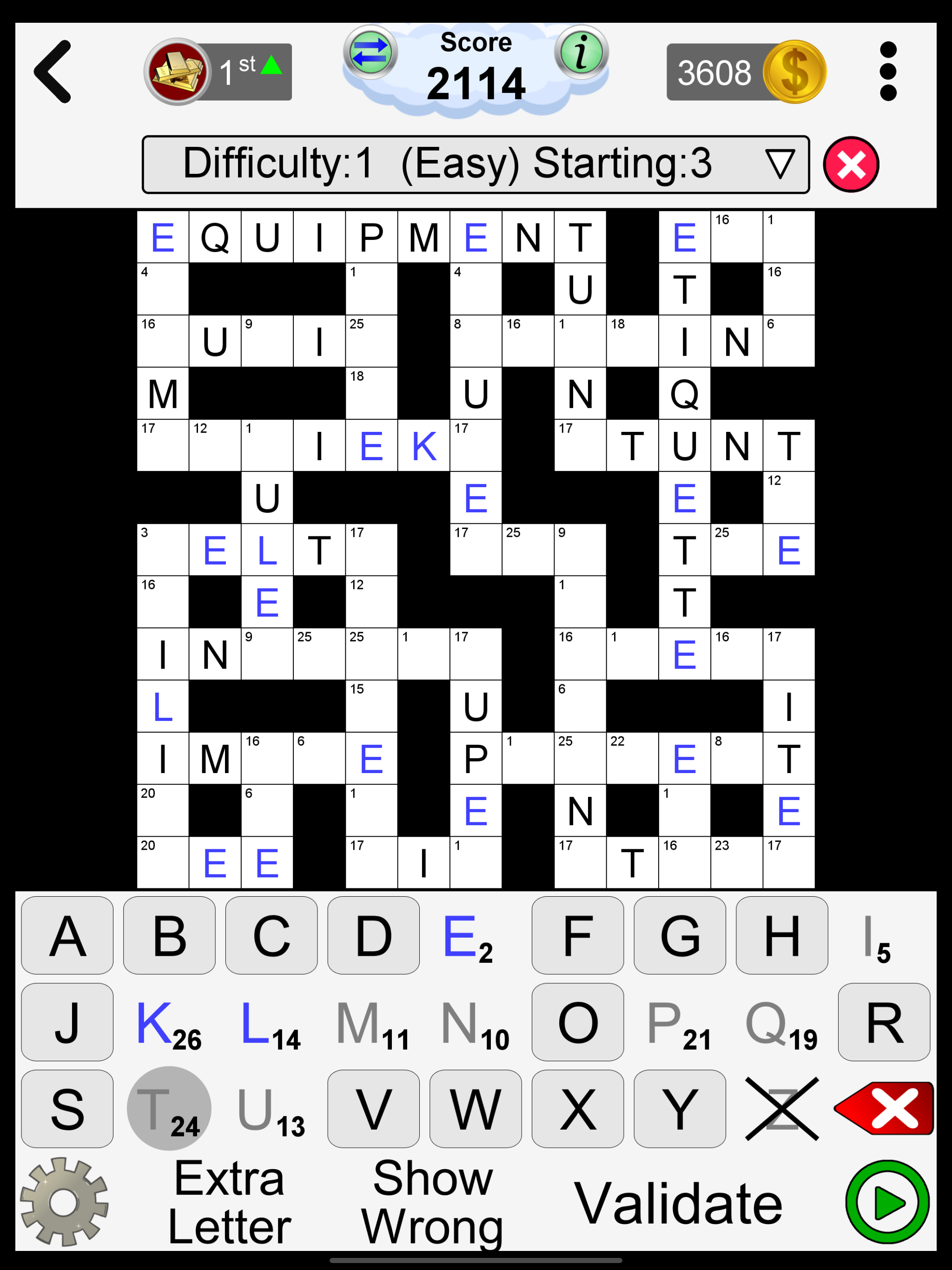 Arrow Crossword & Other Games screenshot 20