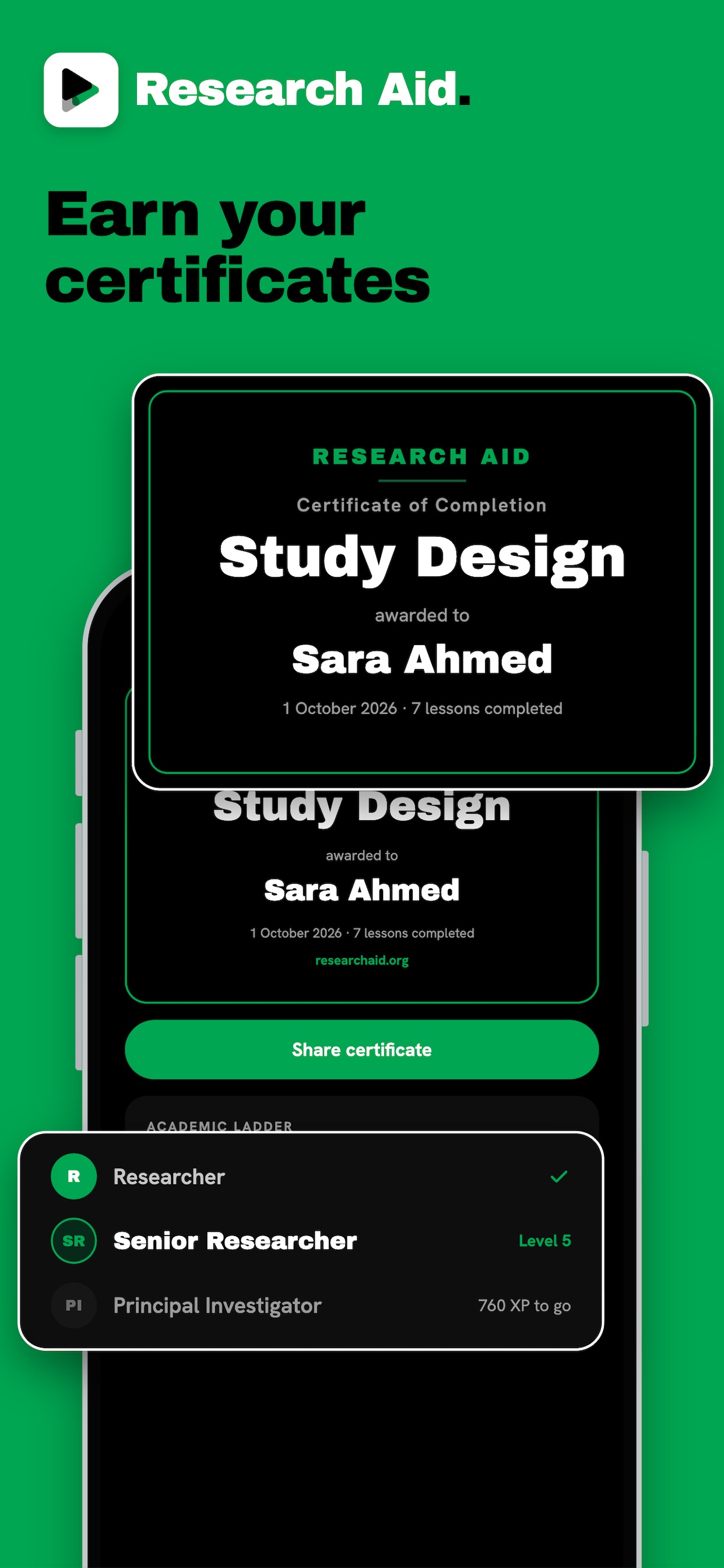 Screenshot 1 of Research Aid