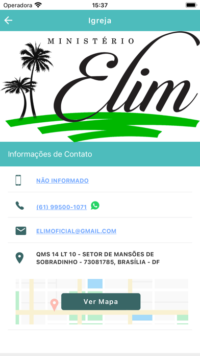Ministério Elim Screenshot