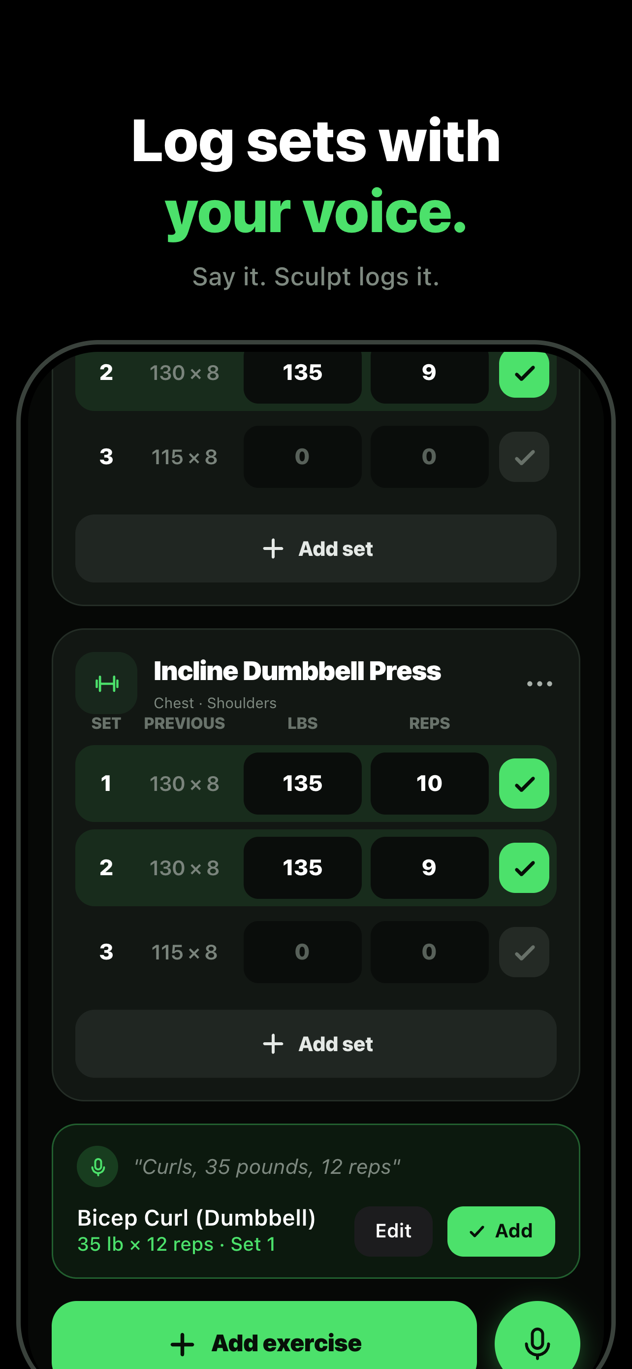 Sculpt - AI Fitness Coach screenshot 5