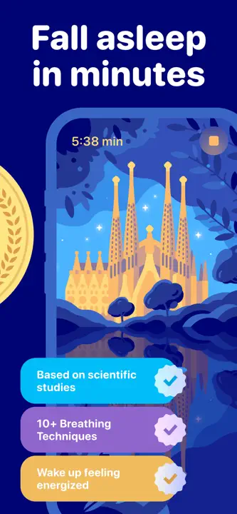 Mindllama Breathe Sleep Focus: Screenshot 2 von 10