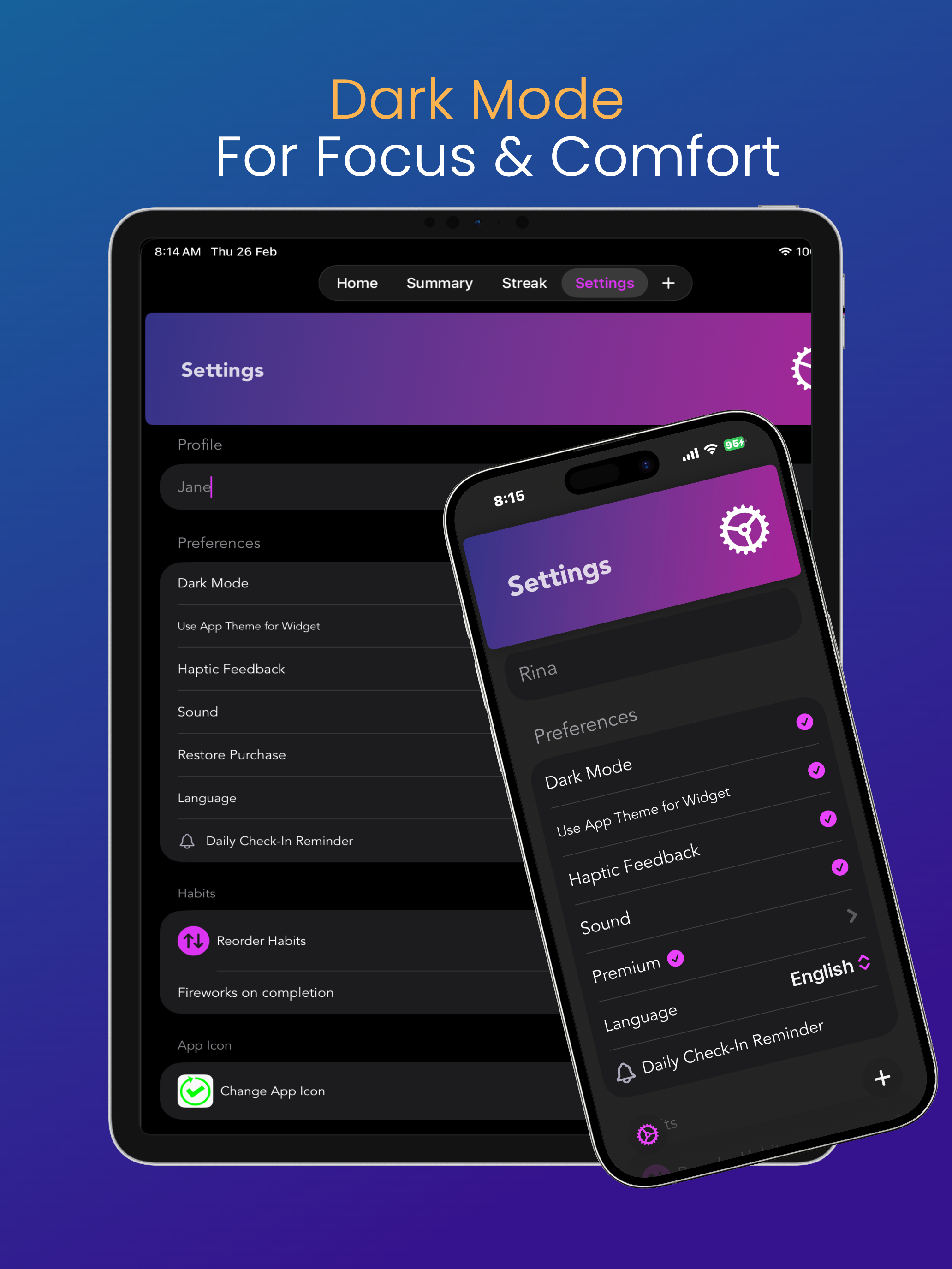 Habit Tracker - HabitPath screenshot 13
