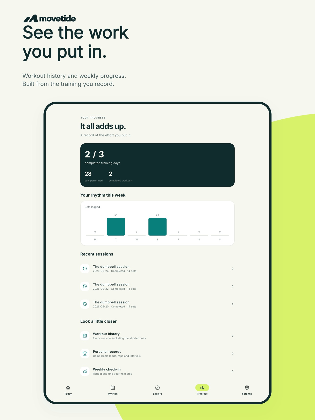 Screenshot 8 of Movetide: Home & Gym Workouts
