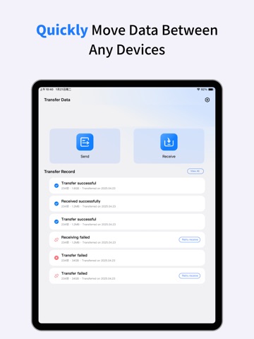 Move to OS Data Transfer iPad screenshot 5