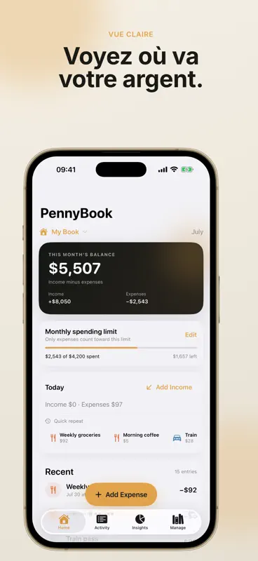 PennyBook : Budget privé screenshot 1 of 5