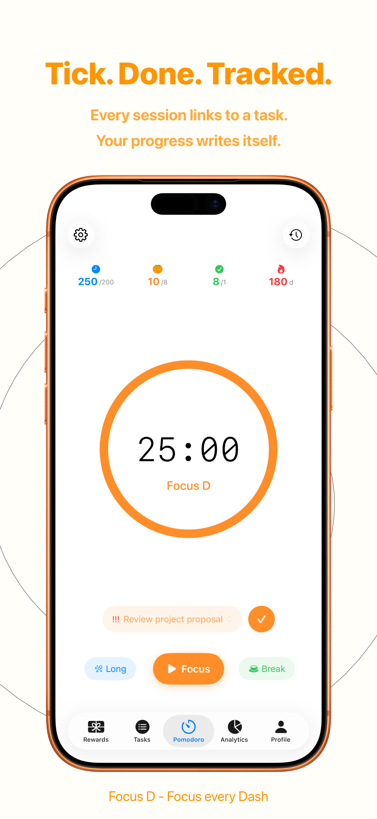 Focus D - Timer·Tasks·Rewards screenshot 2