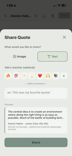 Passage - Capture Book Notes screenshot 4