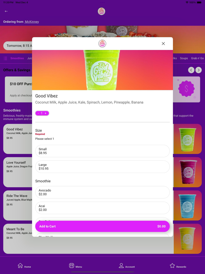 Zs Good Vibez Juice Bar