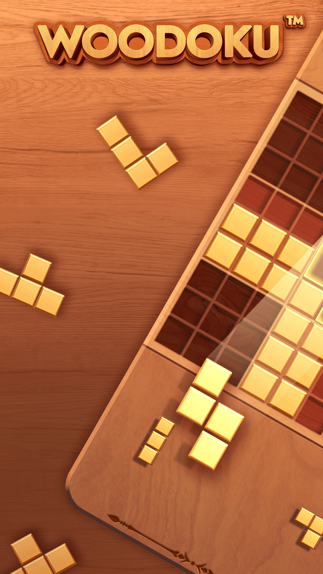 Woodoku - Wood Block Puzzles screenshot 1