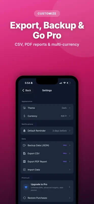 NeverDue: Payment Tracker screenshot 6 of 6