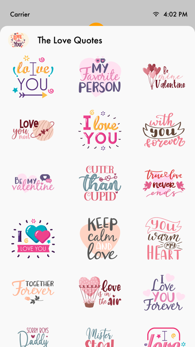 The Love Quotes Screenshot