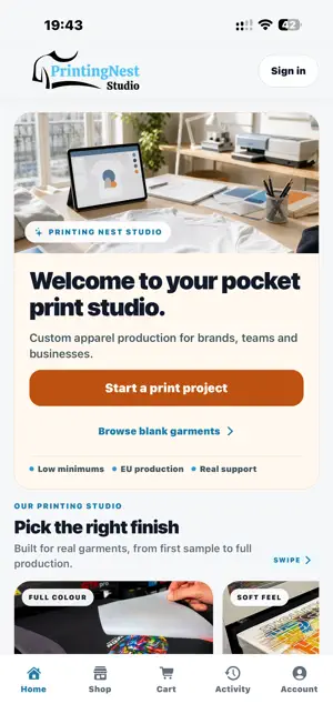 PrintingNest Studio screenshot 1